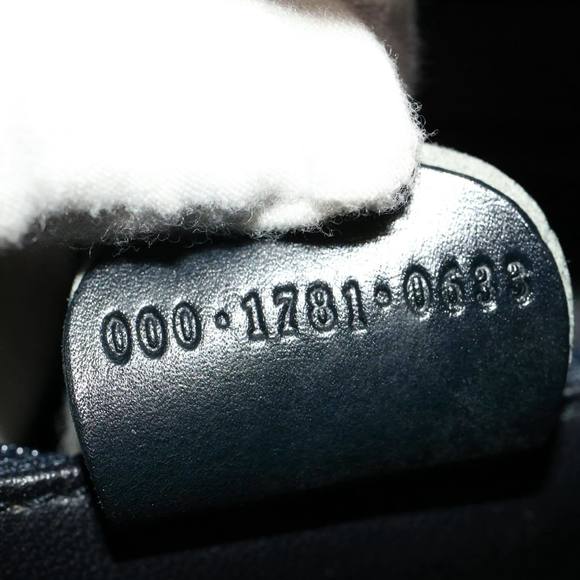 GUCCI Bamboo Hand Bag Leather Black 000.1781 Auth yk8245 - Picture 12 of 16